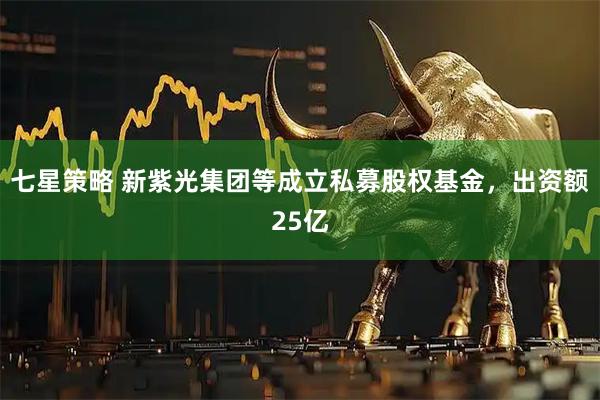 七星策略 新紫光集团等成立私募股权基金，出资额25亿